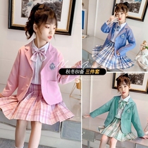 Girl jk summer skirt k uniform college style dress 2021 New Japanese foreign style children students spring and autumn West