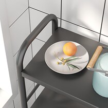 Oven shelf full multi-layer dishes floor rack microwave oven rack Pot Kitchen seasoning household goods storage