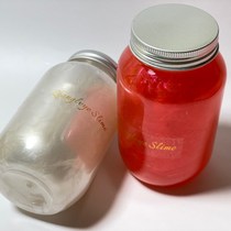 New year fake water 400ml white moonlight and cinnabar mole can cover bubble finished fake water