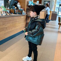 Childrens clothing boys cotton-padded clothes new foreign-style boys cotton-padded clothes for childrens short winter padded jacket