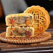 Moon cake mini five-kernel bean paste stuffing fruit flavor small moon cake independent packaging pastry heart chasing drama snacks Snacks