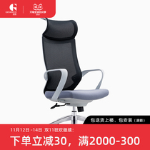 Ergonomic waist chair home office high-end master chair staff chair Shendu Huapai