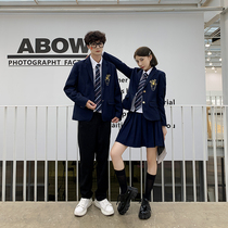 Korean class uniform high school students suit autumn and winter student dress college style junior high school sports uniform performance uniform graduation photo