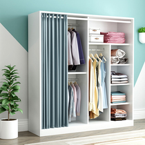 Wardrobe small apartment simple modern home simple bedroom childrens cloth door cabinet economical rental room wardrobe