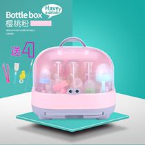 Storage box baby bottle tableware storage box Large Capacity Storage baby finishing box thickened out storage box