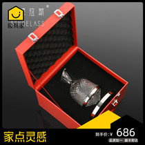 French imported craft rotary tumbler top decanter high-end luxury household red wine crystal glass sobering wine