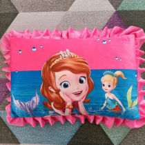 Children's Pillow Kindergarten Pillow Student Crystal Velvet Pillow Small Pillow Buckwheat Pillow Cassia Pillow Set