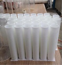 Direct selling high transparent acrylic tube plexiglass round cylinder solid PMMA tube milky white light diffusion tube