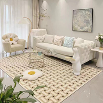 French retro style money eye living room carpet Nordic modern minimalist geometric coffee table carpet bedroom household carpet