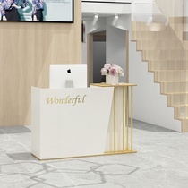 Small cashier Front desk counter table Simple shop cashier Clothing store Economic small bar