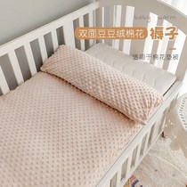 Autumn and winter crib bean suede bedding Sub-baby Kindergarten mattress Newborn cushion quilted by children cotton mat bedclothes