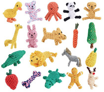 Dog toy grinding teeth bite resistant teddy bear bomei knot toy milk dog small dog dog rubber pet supplies