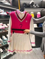 South Korea original G4 golf clothing ladies fall winter cashmere knitted sweater vest Korean slim age reduction vest