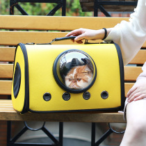 Pet Satchel Space Cabin Kitty Back small bag Cat Bag Skew Satchel For Back Cat Pocket Portable Transparent Cute