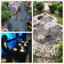 Water fountain water cup fish pond landscape mushroom head small nozzle rockery outdoor garden courtyard water pump equipment full set