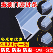 Push-pull plastic glass window windproof waterproof dustproof gap insect-proof soundproof aluminum alloy anti-theft door frame seal