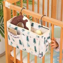 Baby bed hanging storage bedside diaper hanging basket storage bag dormitory baby diaper rack hanging bag fence cloth bag