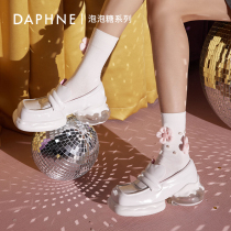 (Bubble sugar series) Daphne Levos shoes womens shoes 2022 new Mary Jane functions Air cushion Little Leather Shoes