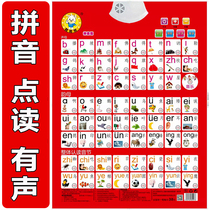 Early education children Chinese pinyin aoe alphabet voice children voice wall stickers baby learning sound wall pictures