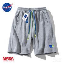 N-A S A tide card joint sport shorts mens summer 2022 new couples basketball pantypants boys 50% pants