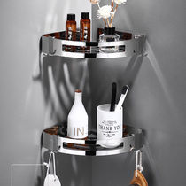 Free 304 toilet rack bathroom toilet wall hanging tripod storage rack stainless steel kitchen punch