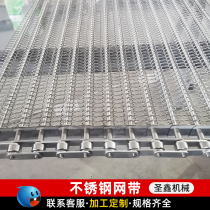 304 stainless steel pitch 25 40 Chain mesh belt Non-standard customized high temperature resistant galvanized diamond mesh belt conveyor belt