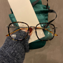  G familys new gg0678 glasses frame female Korean version of the tide retro tortoiseshell anti-blue light radiation can be equipped with myopia mirror male