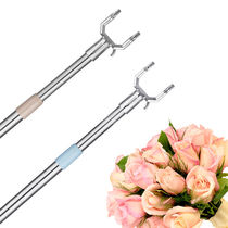 Clothes Rod fork clothes fork stainless steel clothes Bar extended household Clothes Clothes retractable