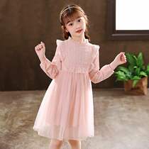 Ballabala girls dress for dress spring dress 2022 new spring autumn little girl Spring Festival Ocean Princess Dress