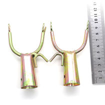Large iron garment fork metal head with Hook Head drying clothes fork clothes clothes clothes stand stand stand fork head