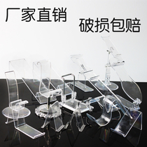 Acrylic shoe rack shoe support high heels display stand mens shoes step placement special high heels single shoe support