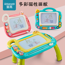 Oversized multifunctional childrens drawing board bracket type magnetic writing graffiti board home erasable toddler Baby toy