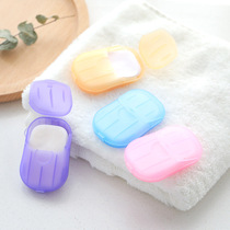 Disposable soap sheet portable soap paper soap sheet student box soap paper portable sterilization hand washing sheet