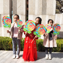  Lollipop props dance materials simulation kindergarten hand decoration dance props school June 1 performance admission