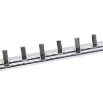 Electrical bus bar 2P40A copper tin-plated empty open wiring row dressing bus copper circuit breaker connection row