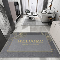 Access door mat light luxury porch indoor mat household Gate entrance carpet can scrub PVC door mat