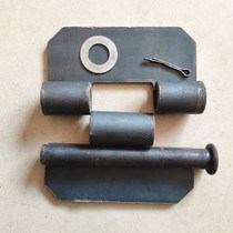Thickened heavy-duty welded car compartment enlarged thickened flat hinge iron gate hinge hardware