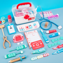 Childrens little doctor plays toy set Girl medical stethoscope little nurse injection birthday gift boy