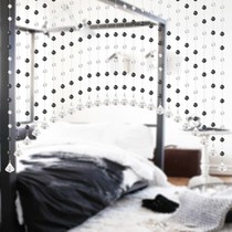 Bead curtain crystal beads living room partition curtain curved decorative door curtain hanging porch wind water curtain finished curtain bead chain