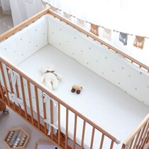 s wind crib bed fence anti-collision soft bag newborn baby childrens small bed splicing bed spring and autumn one piece