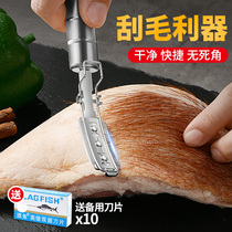 Pig killing tools Pull pig hair animal hooves Household scraper cow and sheep hair meat peeling stainless steel shaving device clean and fast