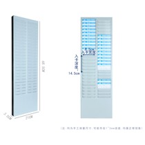 Cam clock in time card paper time card multi-function hanging staff card frame board rack wall installation work card storage