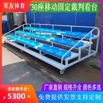 The referees end time stand mobile telescopic auditorium gymnasium basketball football field activity seats indoor and outdoor