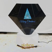 3D holographic Diamond launch station holographic launch ball display LOGO screen launch station