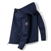 (Good Goods Clearance) Autumn New Hooded Jacket Men's Sports Leisure Windproof Coat Trend Joker Coat