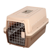 Cat flight box dog cat cage dog portable out pet transport box air transport case portable dog cage