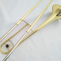 Professional flagship store popular midrange pull tube drop B paint Gold treatment midrange trombone brass Western instruments