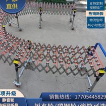 Carbon steel metal wheel adjustable unloading slide artifact unpowered roller handling conveyor belt assembly line