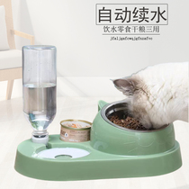 Cat Bowl Double Bowl Dog Bowl Dog Bowl Automatic Water Storage Cat Food Bowl Cat Food Bowl Cat Food Bowl Dog Bowl Anti-knock Rice Bowl Pet Supplies