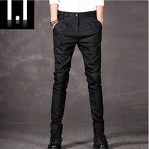 Pants men 2021 Autumn New Korean slim foot pants non-iron double pleated stretch business hanging casual pants